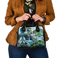 Wailua Falls Hawaii Shoulder Handbag Kauai Natural Beauty DT02 - Polynesian Pride
