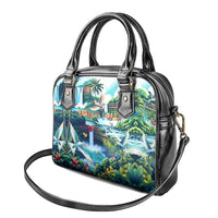 Wailua Falls Hawaii Shoulder Handbag Kauai Natural Beauty DT02 - Polynesian Pride