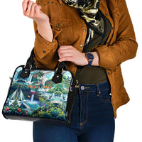 Wailua Falls Hawaii Shoulder Handbag Kauai Natural Beauty DT02 - Polynesian Pride