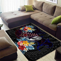 Amelika Samoa Sharks Polynesia Area Rug American Samoa DT02 - Polynesian Pride