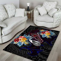Amelika Samoa Sharks Polynesia Area Rug American Samoa DT02 - Polynesian Pride