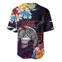 Personalized Amelika Samoa Sharks Polynesia Baseball Jersey American Samoa DT02 - Polynesian Pride