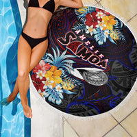 Amelika Samoa Sharks Polynesia Beach Blanket American Samoa DT02 - Polynesian Pride
