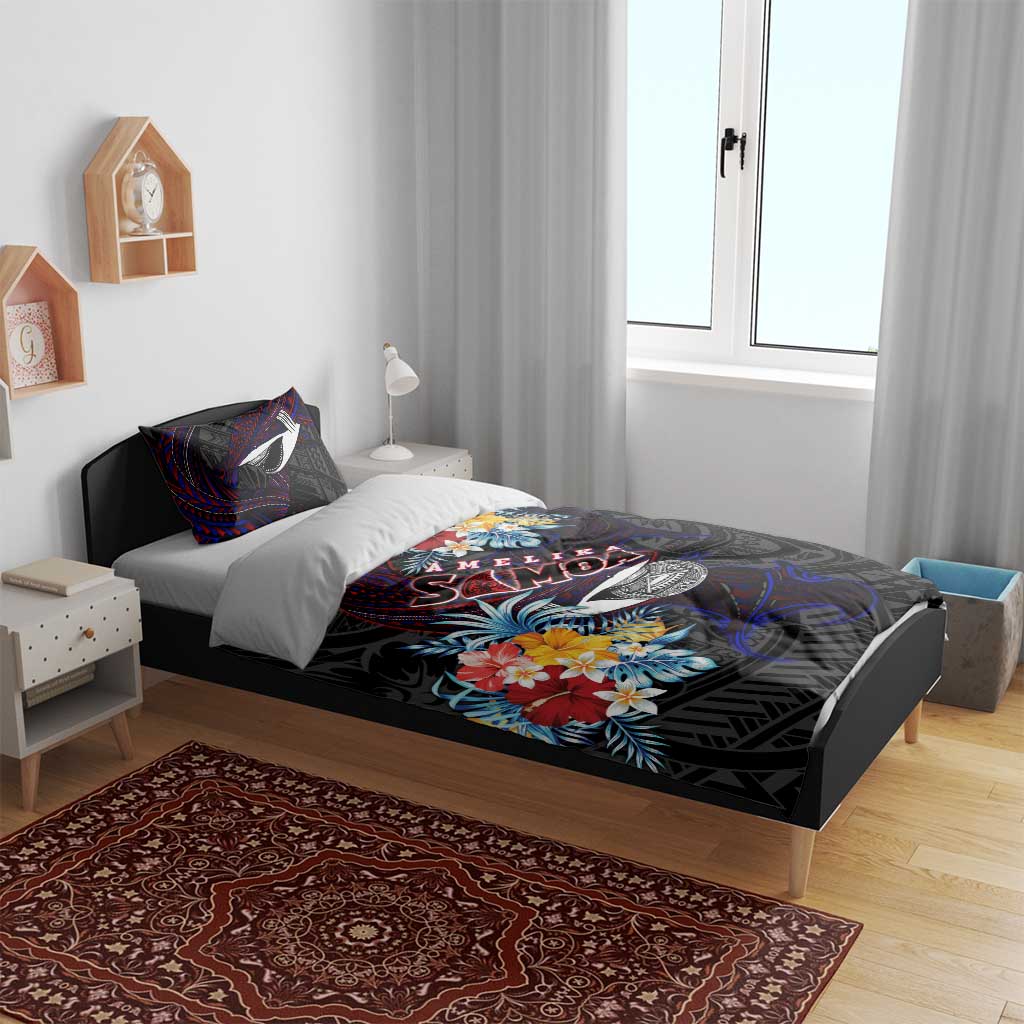 Amelika Samoa Sharks Polynesia Bedding Set American Samoa DT02 - Polynesian Pride