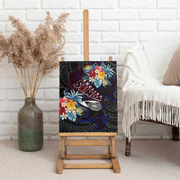 Amelika Samoa Sharks Polynesia Canvas Wall Art American Samoa DT02 - Polynesian Pride