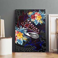 Amelika Samoa Sharks Polynesia Canvas Wall Art American Samoa DT02 - Polynesian Pride