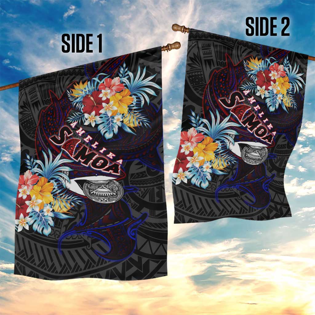 Amelika Samoa Sharks Polynesia Garden Flag American Samoa DT02 - Polynesian Pride
