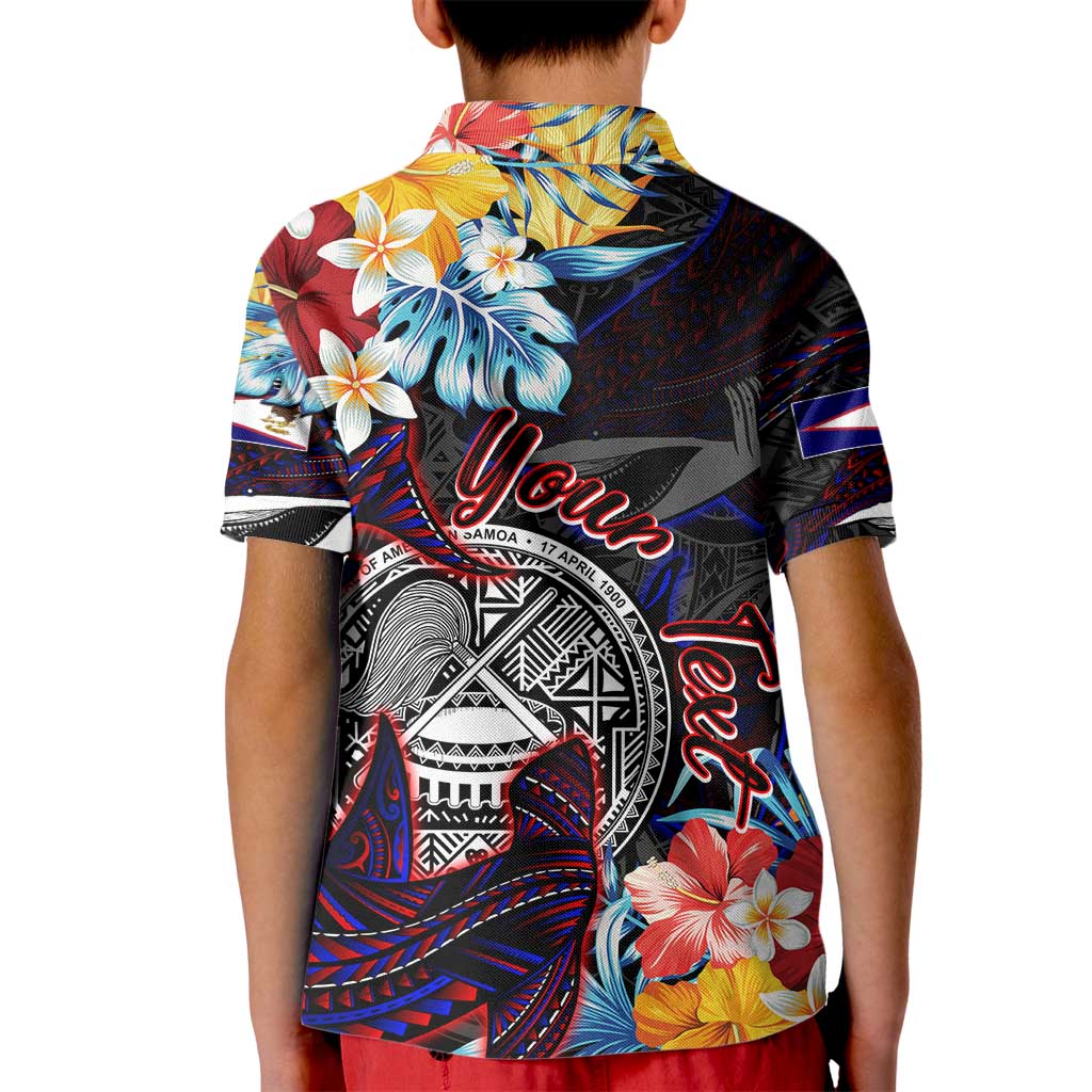 Personalized Amelika Samoa Sharks Polynesia Kid Polo Shirt American Samoa DT02 - Polynesian Pride