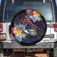 Amelika Samoa Sharks Polynesia Spare Tire Cover American Samoa DT02 Black - Polynesian Pride