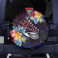 Amelika Samoa Sharks Polynesia Spare Tire Cover American Samoa DT02 - Polynesian Pride