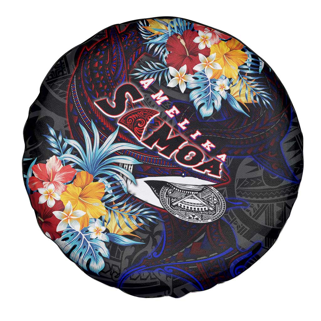 Amelika Samoa Sharks Polynesia Spare Tire Cover American Samoa DT02 - Polynesian Pride
