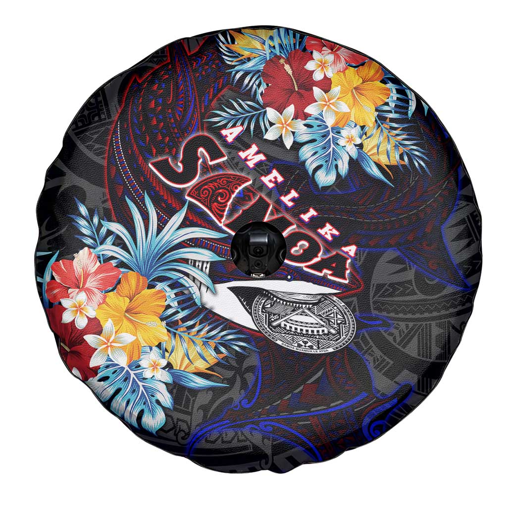 Amelika Samoa Sharks Polynesia Spare Tire Cover American Samoa DT02 - Polynesian Pride