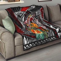 American Samoa Warrior Quilt Shark Turtle Polynesian Tattoo DT02 - Polynesian Pride