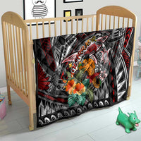 American Samoa Warrior Quilt Shark Turtle Polynesian Tattoo DT02 - Polynesian Pride