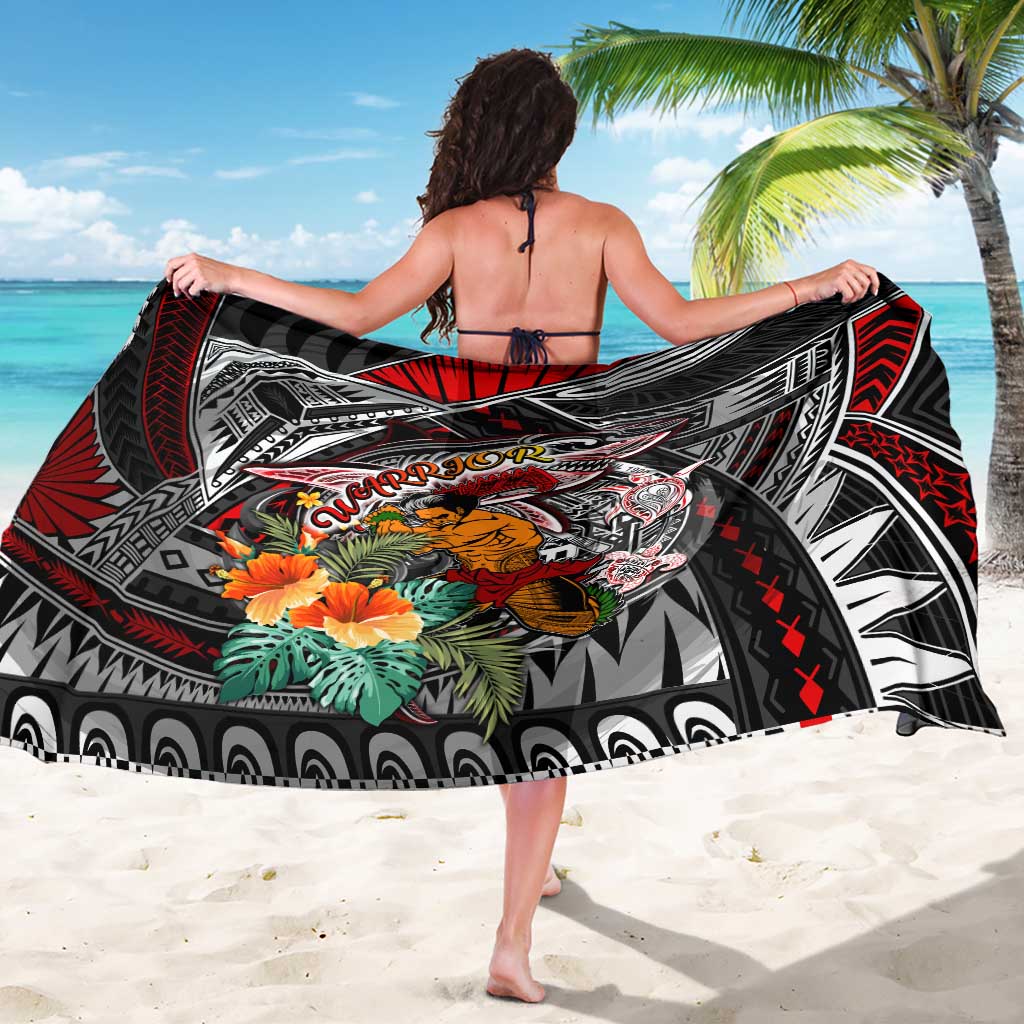 American Samoa Warrior Sarong Shark Turtle Polynesian Tattoo DT02 - Polynesian Pride