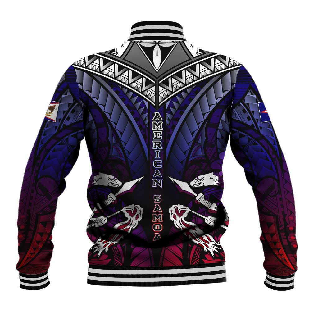 Personalized American Samoa Flag Baseball Jacket Eagles Polynesian Art DT02 - Polynesian Pride