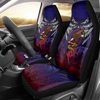 Personalized American Samoa Flag Car Seat Cover Eagles Polynesian Art DT02 - Polynesian Pride