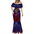 Personalized American Samoa Flag Mermaid Dress Eagles Polynesian Art