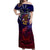 Personalized American Samoa Flag Off Shoulder Maxi Dress Eagles Polynesian Art