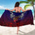 Personalized American Samoa Flag Sarong Eagles Polynesian Art