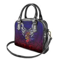Personalized American Samoa Flag Shoulder Handbag Eagles Polynesian Art DT02 - Polynesian Pride