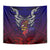 Personalized American Samoa Flag Tapestry Eagles Polynesian Art