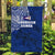 Sharks And American Samoa Garden Flag Simple Polynesian Blue