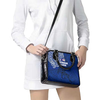 Sharks And American Samoa Shoulder Handbag Simple Polynesian Blue DT02 - Polynesian Pride