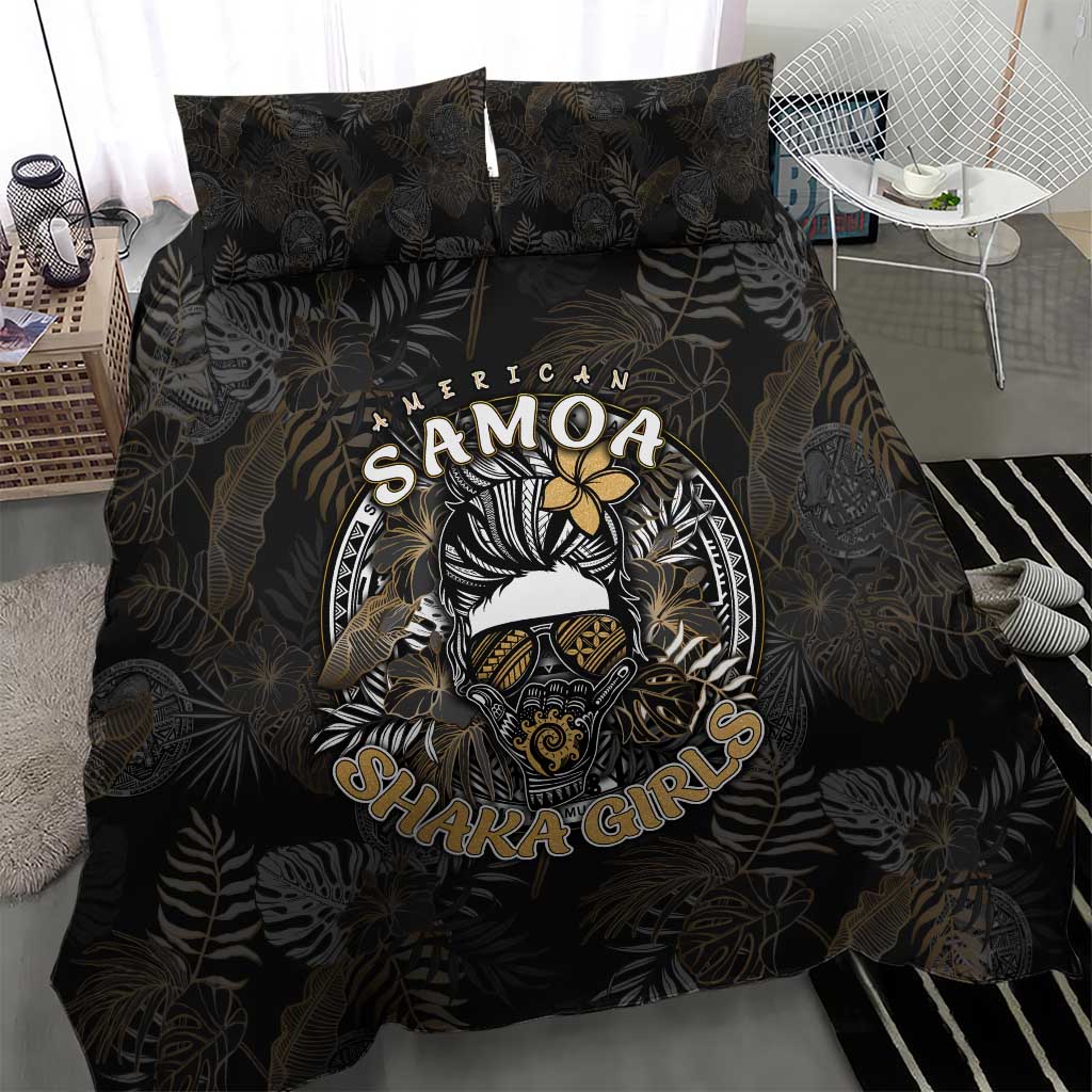 Personalized Shaka Girls America Samoa Bedding Set Tropical Flowers Vintage DT02 - Polynesian Pride