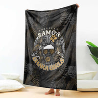 Personalized Shaka Girls America Samoa Blanket Tropical Flowers Vintage DT02 - Polynesian Pride