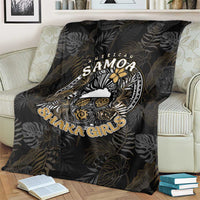 Personalized Shaka Girls America Samoa Blanket Tropical Flowers Vintage DT02 - Polynesian Pride