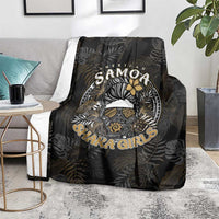 Personalized Shaka Girls America Samoa Blanket Tropical Flowers Vintage DT02 - Polynesian Pride
