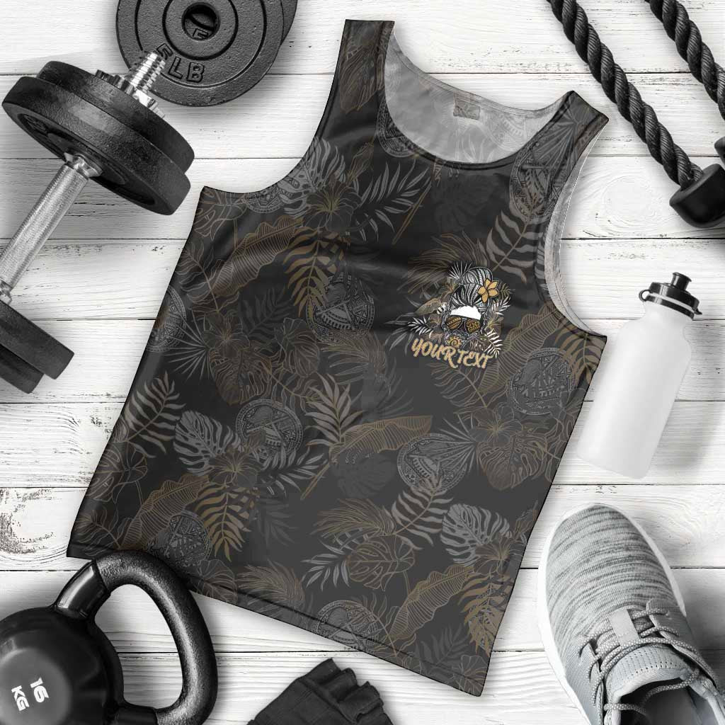 Personalized Shaka Girls America Samoa Men Tank Top Tropical Flowers Vintage DT02 - Polynesian Pride