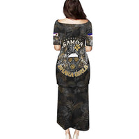 Personalized Shaka Girls America Samoa Puletasi Tropical Flowers Vintage DT02 - Polynesian Pride