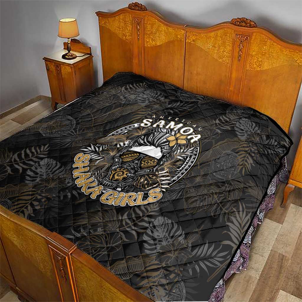 Personalized Shaka Girls America Samoa Quilt Tropical Flowers Vintage DT02 - Polynesian Pride