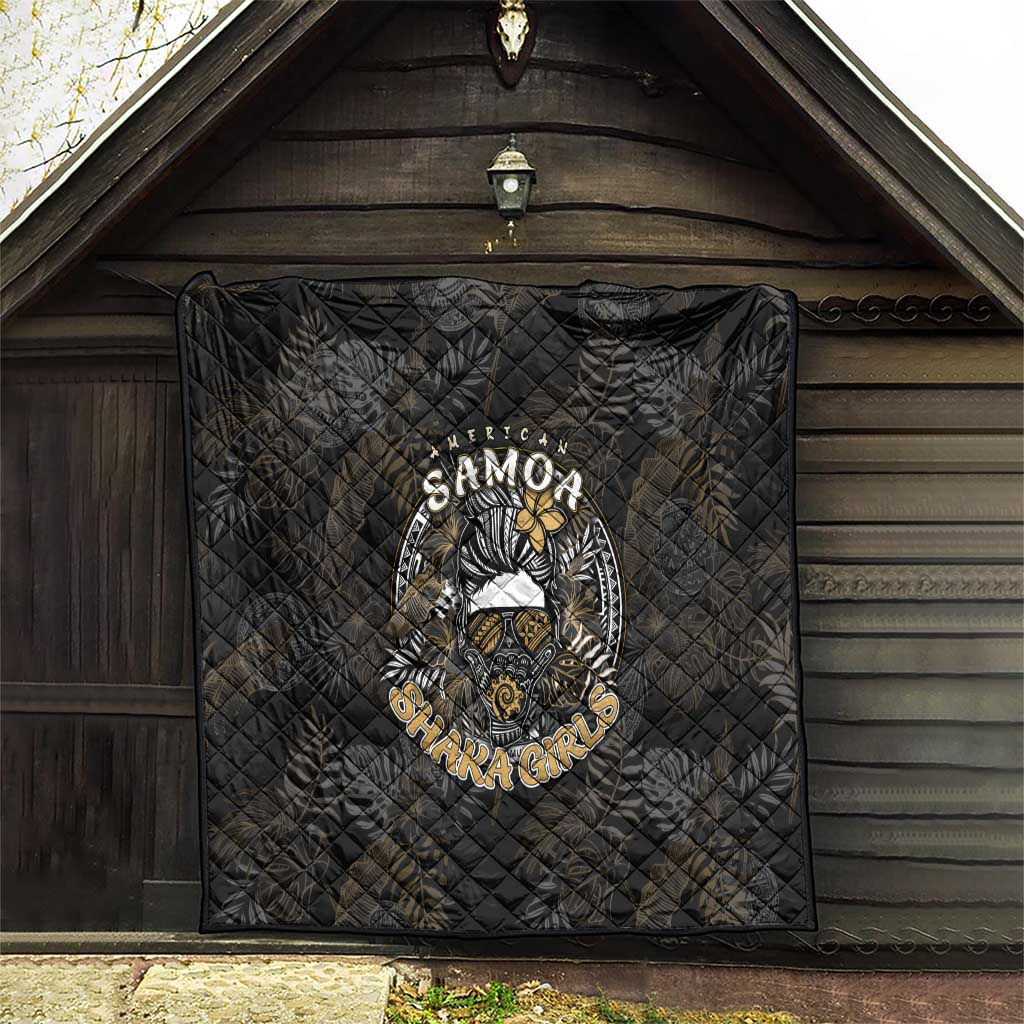 Personalized Shaka Girls America Samoa Quilt Tropical Flowers Vintage DT02 - Polynesian Pride