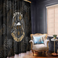 Personalized Shaka Girls America Samoa Window Curtain Tropical Flowers Vintage DT02 - Polynesian Pride