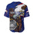 American Samoa Baseball Jersey Brave Eagle Flag Color