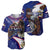 American Samoa Baseball Jersey Brave Eagle Flag Color