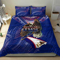 American Samoa Bedding Set Brave Eagle Flag Color DT02 - Polynesian Pride