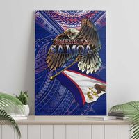 American Samoa Canvas Wall Art Brave Eagle Flag Color DT02 - Polynesian Pride