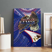 American Samoa Canvas Wall Art Brave Eagle Flag Color DT02 - Polynesian Pride