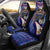 American Samoa Car Seat Cover Brave Eagle Flag Color