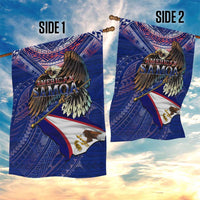 American Samoa Garden Flag Brave Eagle Flag Color DT02 - Polynesian Pride