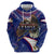 American Samoa Hoodie Brave Eagle Flag Color