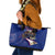 American Samoa Leather Tote Bag Brave Eagle Flag Color