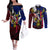 Philippines Lapu Lapu Couples Matching Off The Shoulder Long Sleeve Dress and Long Sleeve Button Shirt Chief Filipino Tattoo DT02 Art - Polynesian Pride