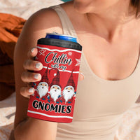 Chillin With My Gnomies 4 in 1 Can Cooler Tumbler Merry Christmas DT03 - Polynesian Pride