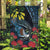 New Zealand Tui Bird Garden Flag Maori Koru Mix Pohutukawa