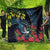 New Zealand Tui Bird Quilt Maori Koru Mix Pohutukawa